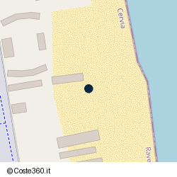 Posizione della concessione demaniale marittima Comune di Cervia, A. 2011, N. 187