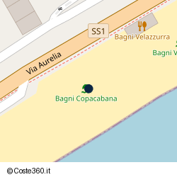 Posizione della concessione demaniale marittima Comune di Spotorno, A. 2025, N. 28