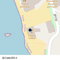 Posizione della concessione balneare Comune di Forio, A. 2010, N. 11