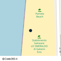 Posizione della concessione demaniale marittima Comune di San Nicola Arcella, A. 2016, N. 05