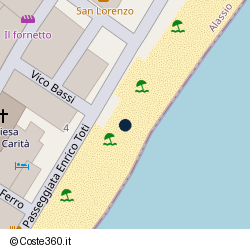 Posizione della concessione demaniale marittima Comune di Alassio, A. 2004, N. 85