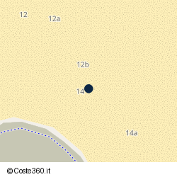 Posizione della concessione balneare Comune Rimini, A. 2009, N. 48