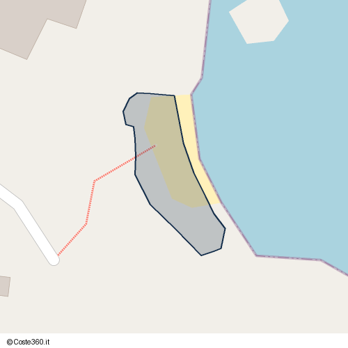Posizione della spiaggia Spiaggia nei pressi di Strada statale Settentrionale Sicula, Cefalù, 90015