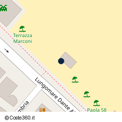 Posizione della concessione demaniale marittima Comune di Senigallia, A. 2014, N. 156BIS