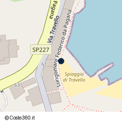 Posizione della concessione demaniale marittima Comune di Rapallo, A. 2024, N. T03