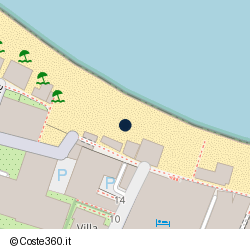 Posizione della concessione balneare Comune di Ischia, A. 2015, N. 02