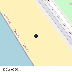 Posizione della concessione demaniale marittima Comune di Tortora, A. 2008, N. 10