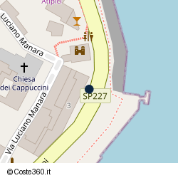 Posizione della concessione balneare Comune di Santa Margherita Ligure, A. 2004, N. 158