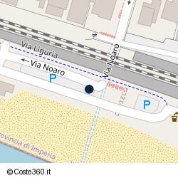 Posizione della concessione balneare Comune di Bordighera, A. 2017, N. 8