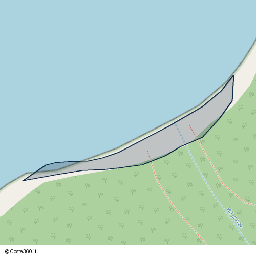 Posizione della spiaggia Spiaggia nei pressi di Antica strada vicinale della Dogana detta dei Cavalleggeri, Scarlino