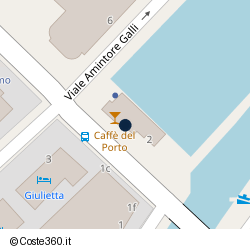 Posizione della concessione balneare Comune di Riccione, A. 2010, N. 177