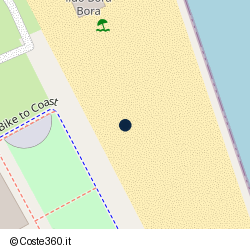 Posizione della concessione demaniale marittima Comune di Roseto Degli Abruzzi, A. 2016, N. 236