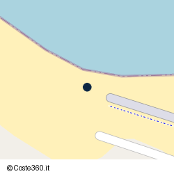 Posizione della concessione balneare Comune di Montenero Di Bisaccia, A. 2024, N. 01
