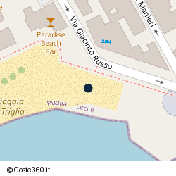 Posizione della concessione demaniale marittima Comune di Porto Cesareo, A. 2007, N. 10