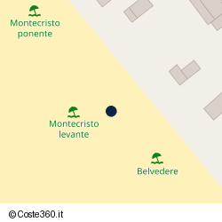 Posizione della concessione demaniale marittima Comune di Forte Dei Marmi, A. 2005, N. 189