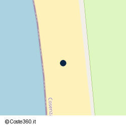 Posizione della concessione demaniale marittima Comune di Scalea, A. 2016, N. 10