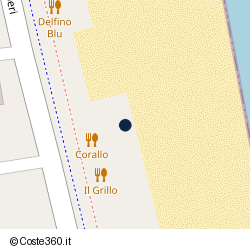 Posizione della concessione demaniale marittima Comune di Grottammare, A. 2014, N. 52