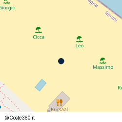 Posizione della concessione balneare Comune di Riccione, A. 2014, N. 417