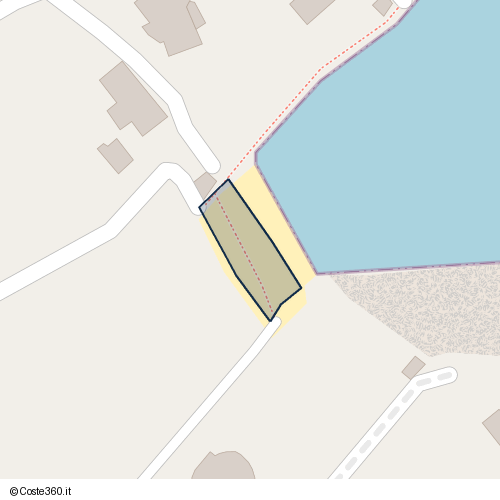 Posizione della spiaggia Spiaggia nei pressi di Polignano a Mare, 70044