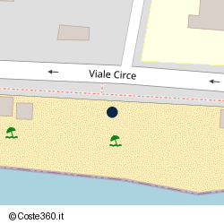 Posizione della concessione demaniale marittima Comune di Terracina, A. 2016, N. TE-071