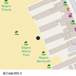 Posizione della concessione balneare Comune di Viareggio, A. 2006, N. 22