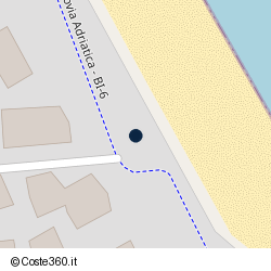 Posizione della concessione balneare Comune di Pineto, A. 2009, N. 136