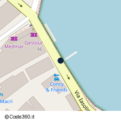 Posizione della concessione demaniale marittima Comune di Ischia, A. 2008, N. 144