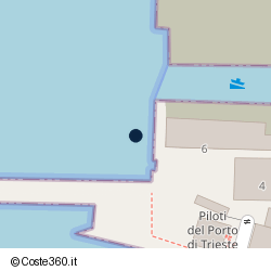 Posizione della concessione demaniale marittima Autorità Portuale di Mar Adriatico Orientale, A. 2026, N. 15