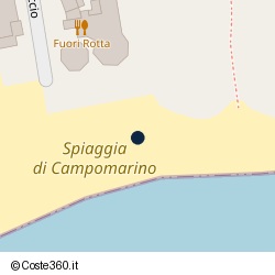 Posizione della concessione balneare Comune di Maruggio, A. 2008, N. 03