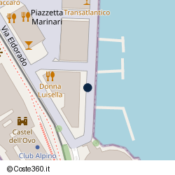 Posizione della concessione balneare Autorità Portuale di Mar Tirreno Centrale, A. 2012, N. 24