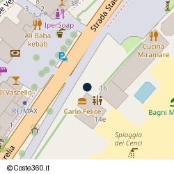 Posizione della concessione demaniale marittima Comune di Arenzano, A. 2024, N. 2024