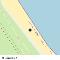 Posizione della concessione balneare Comune di Campo Nell'Elba, A. 2021, N. 8