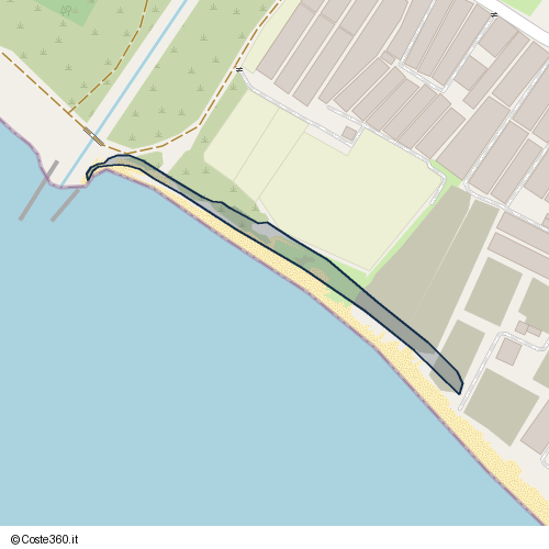 Posizione della spiaggia Spiaggia nei pressi di Gela, 93012