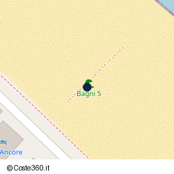 Posizione della concessione balneare Comune di Senigallia, A. 2019, N. 37