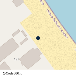 Posizione della concessione balneare Comune di Cesenatico, A. 2010, N. 187