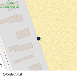Posizione della concessione balneare Comune di Cervia, A. 2012, N. 47