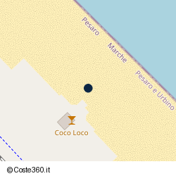 Posizione della concessione demaniale marittima Comune di Pesaro, A. 2009, N. 33290