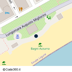 Posizione della concessione demaniale marittima Comune di Finale Ligure, A. 2025, N. 14