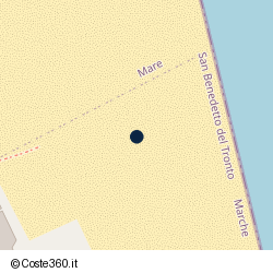 Posizione della concessione balneare Comune di San Benedetto Del Tronto, A. 2017, N. 16