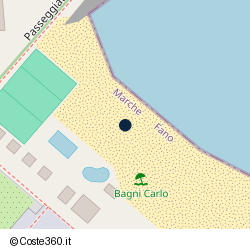 Posizione della concessione demaniale marittima Comune di Fano, A. 2009, N. 37