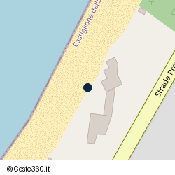 Posizione della concessione balneare Comune di Castiglione Della Pescaia, A. 2008, N. 19