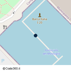 Posizione della concessione balneare Autorità Portuale di Mar Tirreno Centrale, A. 2011, N. 42