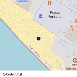 Posizione della concessione balneare Comune di Sperlonga, A. 2000, N. 19