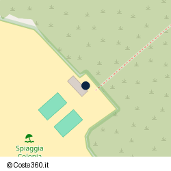 Posizione della concessione demaniale marittima Comune di Forte Dei Marmi, A. 2005, N. 118