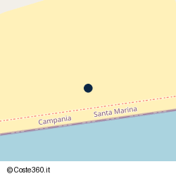 Posizione della concessione demaniale marittima Comune Santa Marina, A. 2025, N. 9