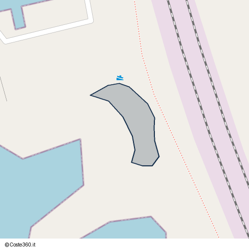 Posizione della spiaggia Spiaggia nei pressi di Via Magna Grecia, Belvedere Marittimo, 87021