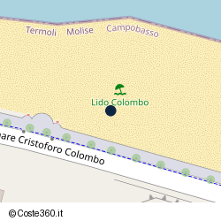 Posizione della concessione demaniale marittima Comune di Termoli, A. 2025, N. 01