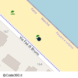 Posizione della concessione balneare Comune di Fano, A. 2009, N. 35