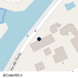 Posizione della concessione demaniale marittima Comune di Cesenatico, A. 2015, N. 5/P