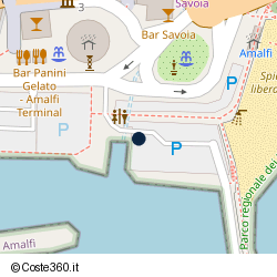 Posizione della concessione demaniale marittima Comune di Amalfi, A. 2018, N. 107